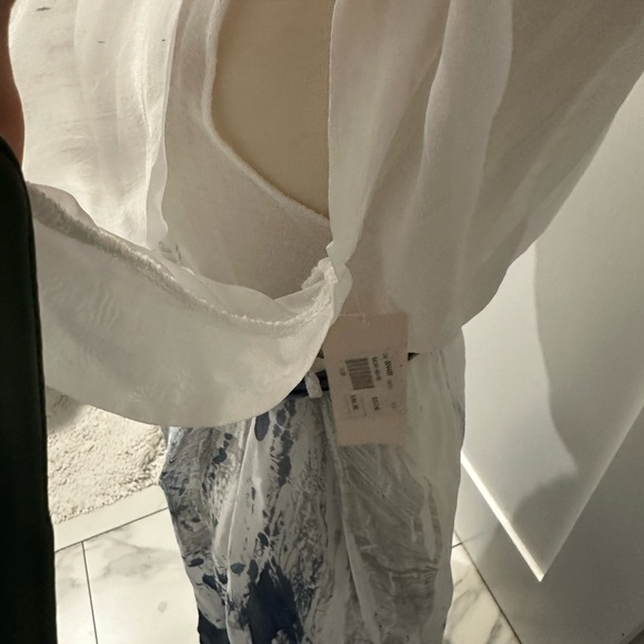 Silk Ruffle layered maxi dress - Picture 4 of 7